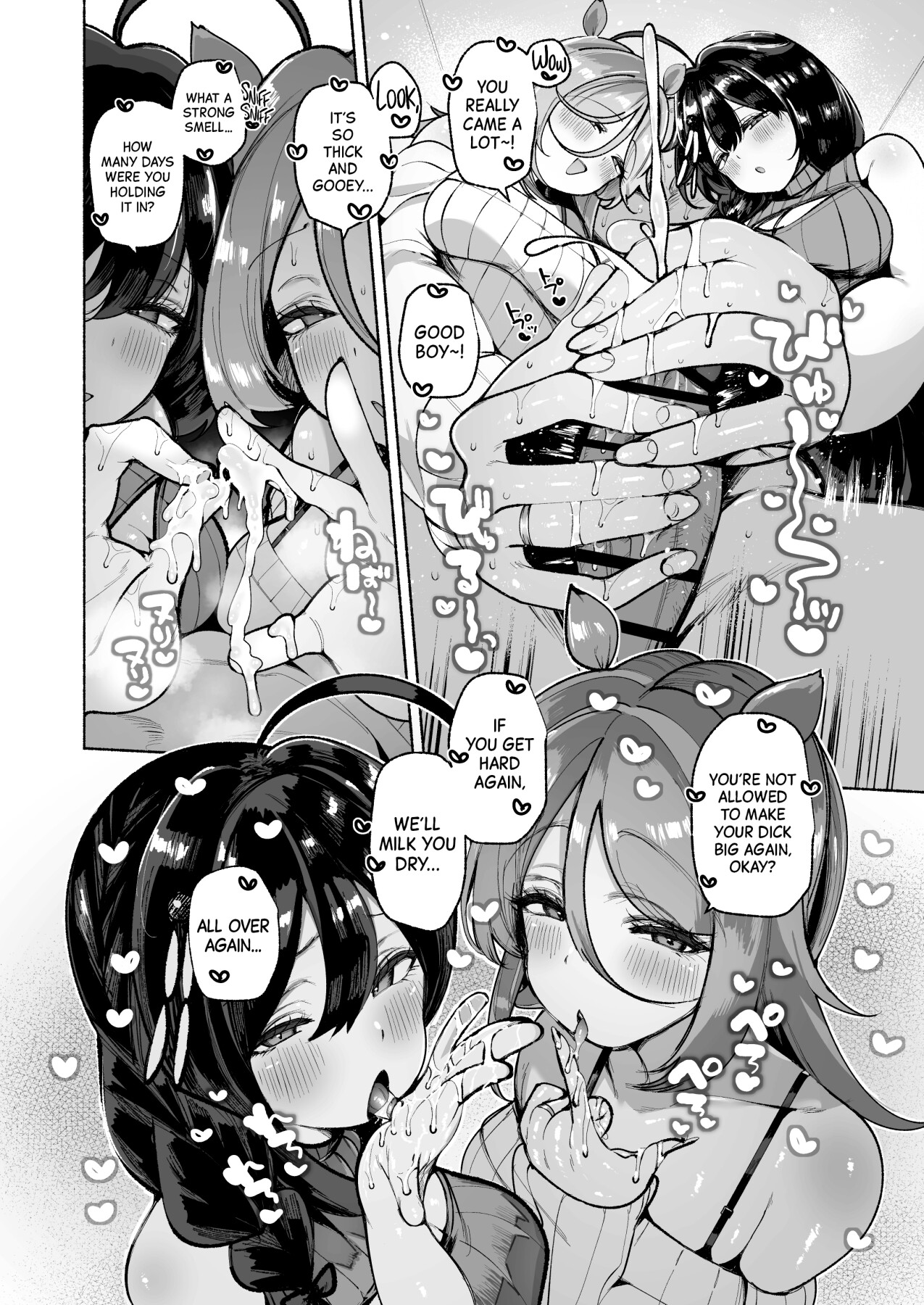 Hentai Manga Comic-Getting Teased and Milked Dry Under the Kotatsu by the Shiratsuyu-Class Sisters-Read-9